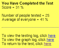 PerlTest Ergebnismeldung